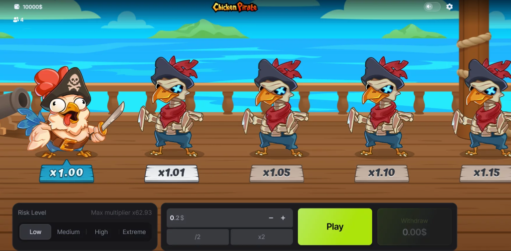 Chicken Pirate 100hp